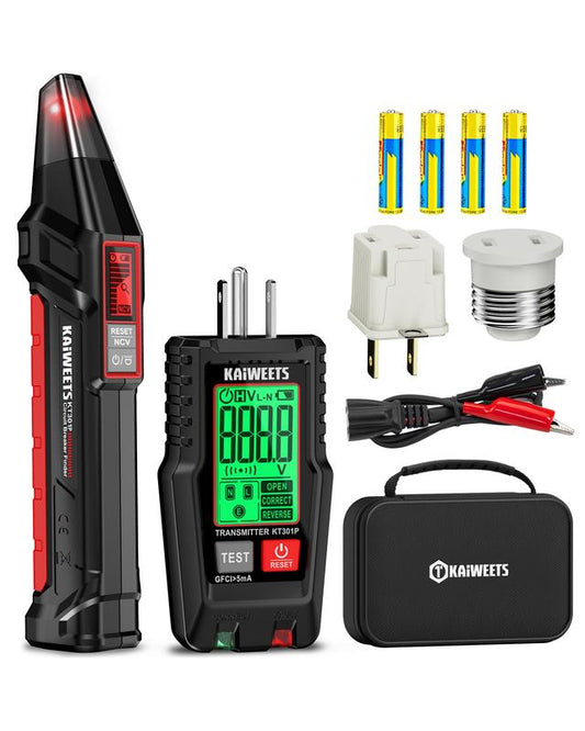 KAIWEETS AC Circuit Breaker Finder Tool with APortable Detector