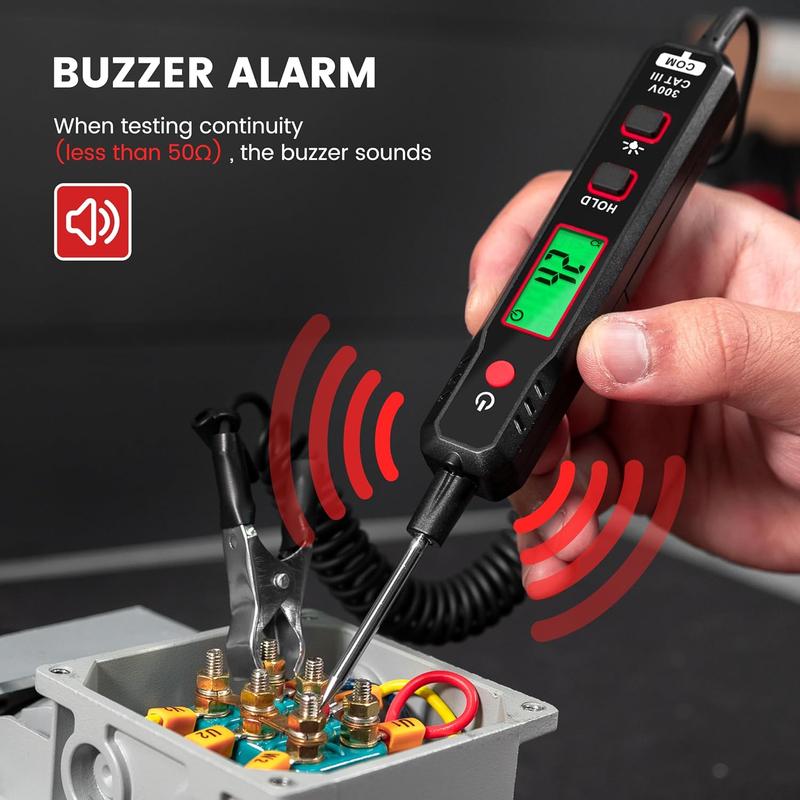 KAIWEETS 0.8-100V DC Car Automotive Circuit Tester