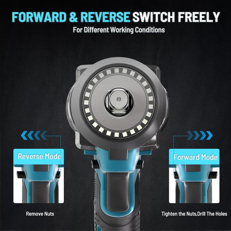 GEVEELIFE 700Nm 3 in 1 Brushless Impact Wrench